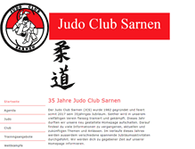 Tablet Screenshot of judoclubsarnen.ch